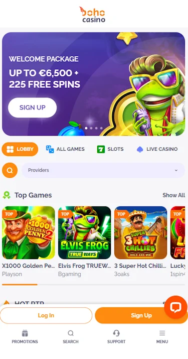 Boho Casino Online